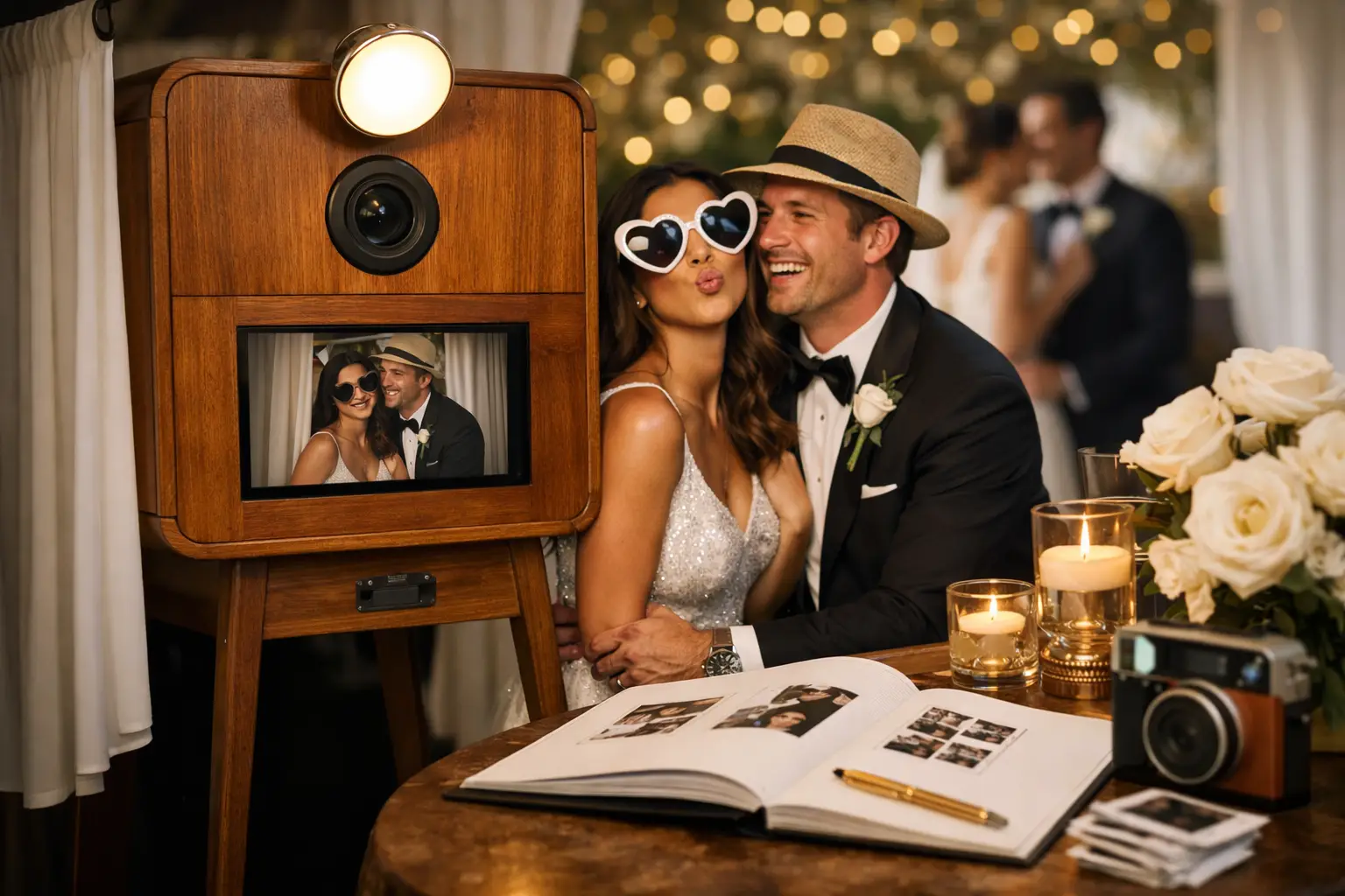 11 Photo Booth Guestbook Ideas for Luxury Weddings