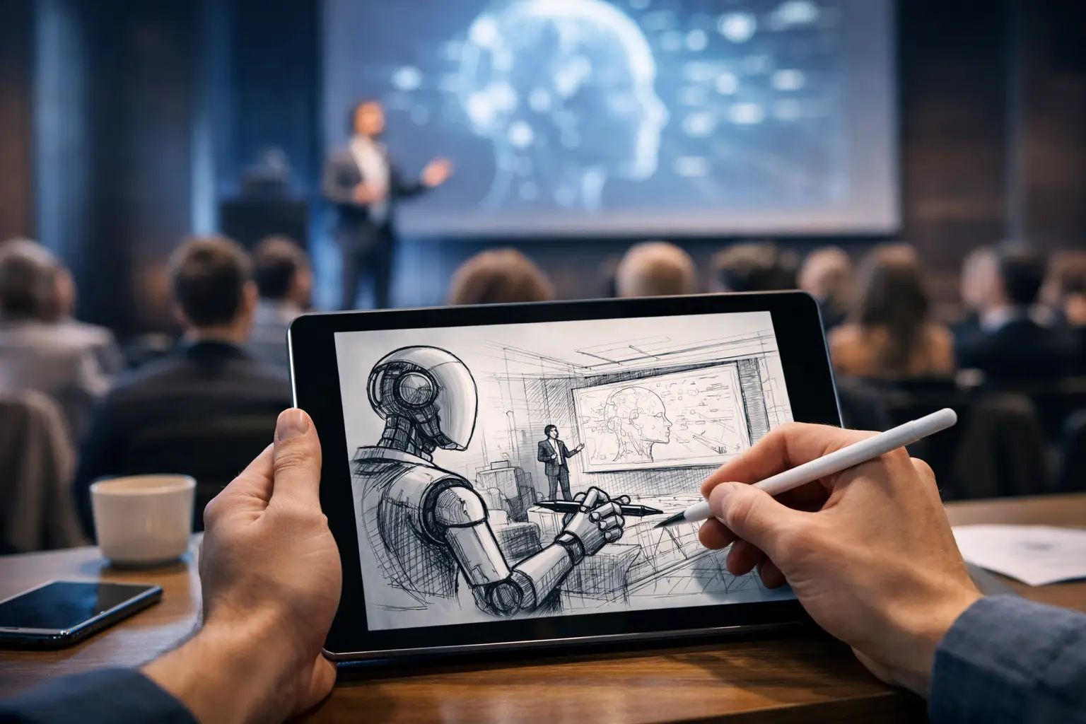 AI Sketch Experience for Conferences