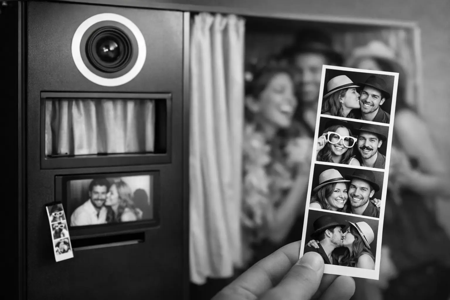 Best Black and White Photo Booth Experience