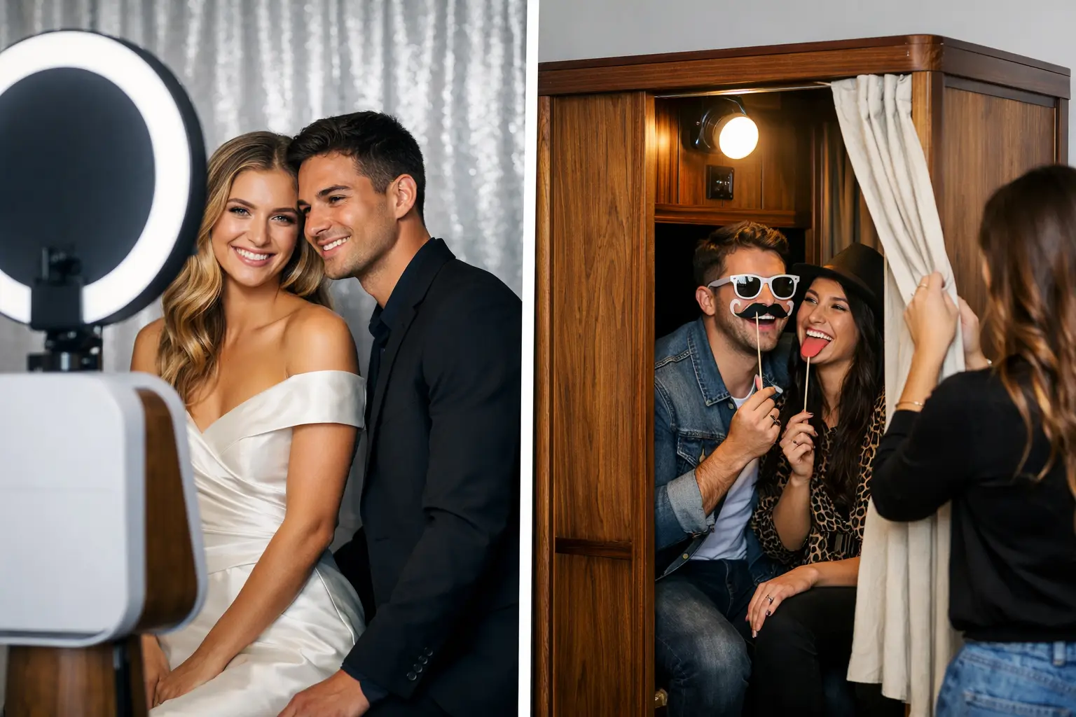 Glam Booth vs Classic Photo Booth