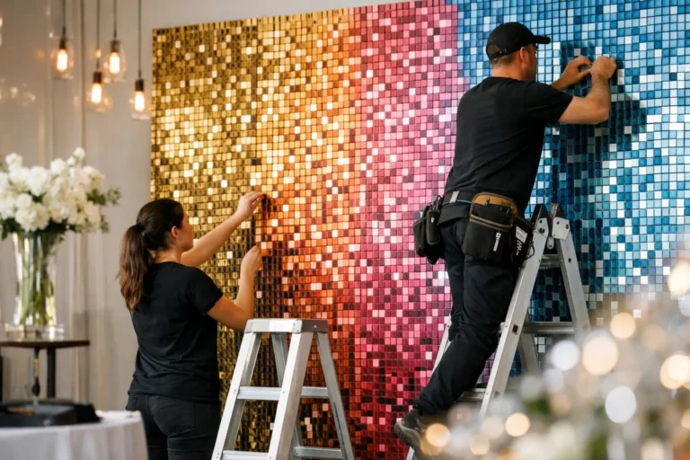 Guide to Mosaic Wall Event Installation
