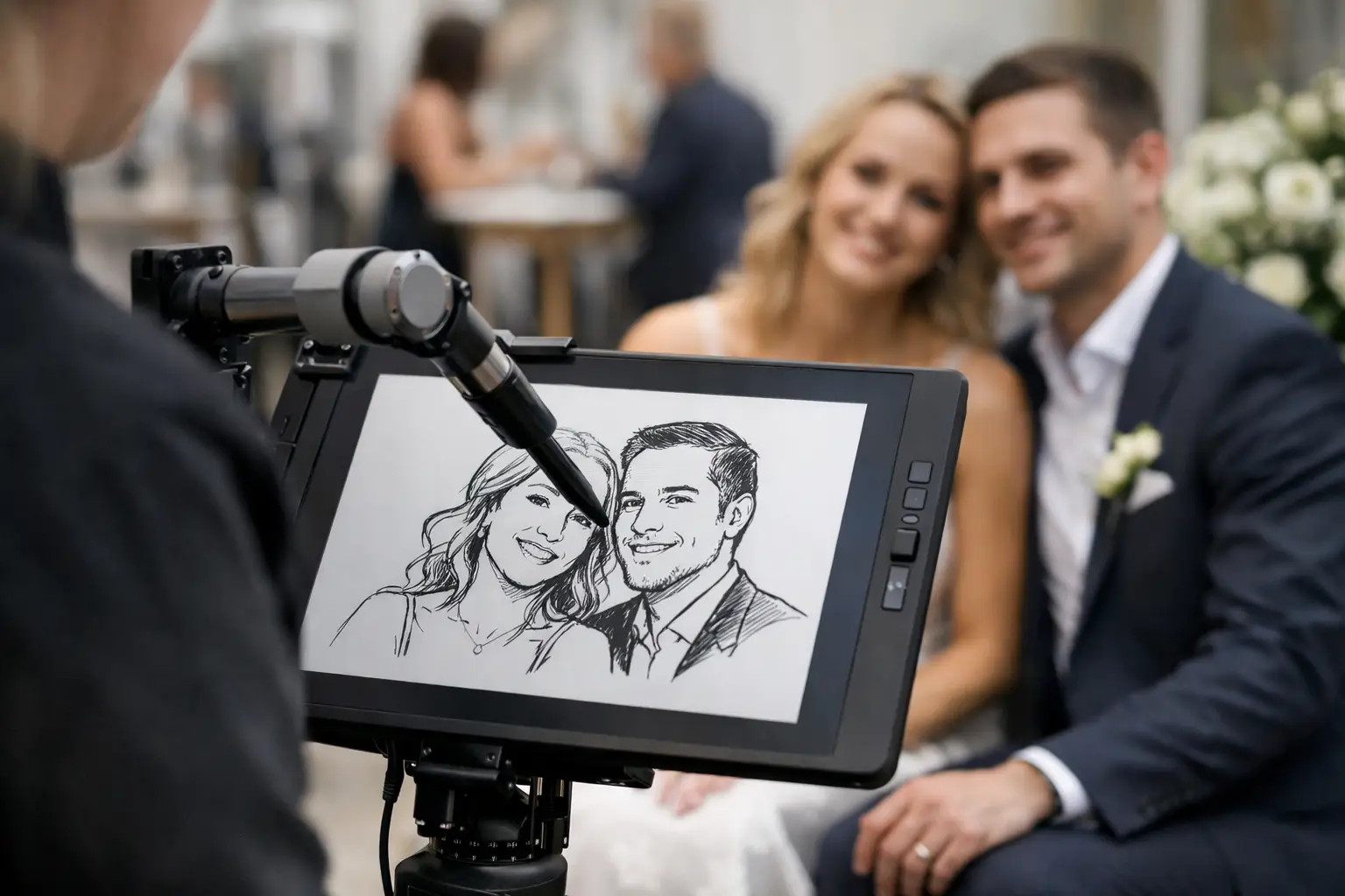 How Does an AI Sketch Bot Work at Events?