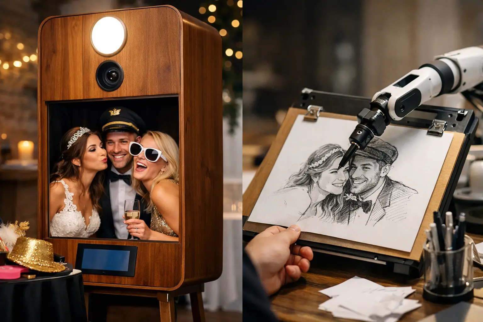 How to Plan a Glam Booth Wedding