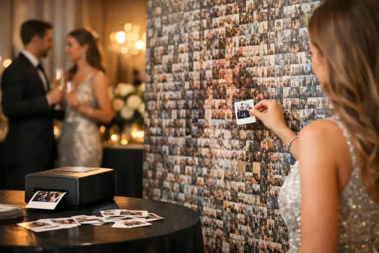 Live Photo Mosaic Wall for Luxury Events