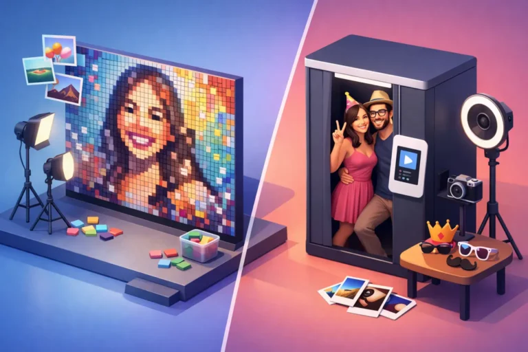 Mosaic Wall vs Photo Booth Activation