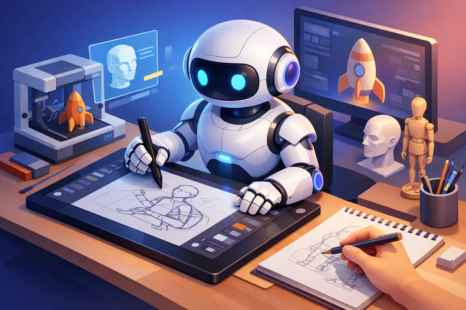 Should You Hire an AI Sketch Bot?