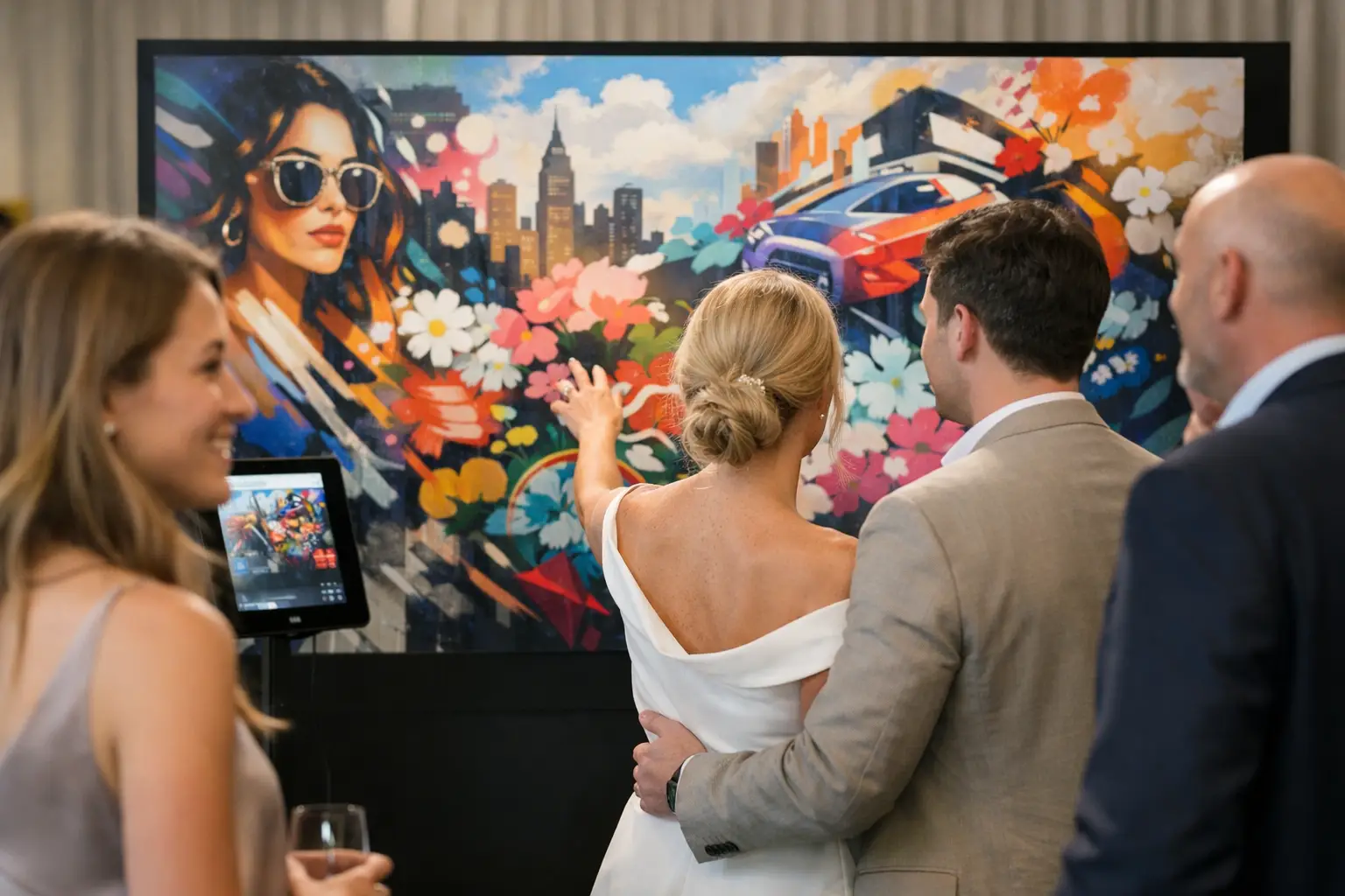 What Is an AI Graffiti Wall for Events?