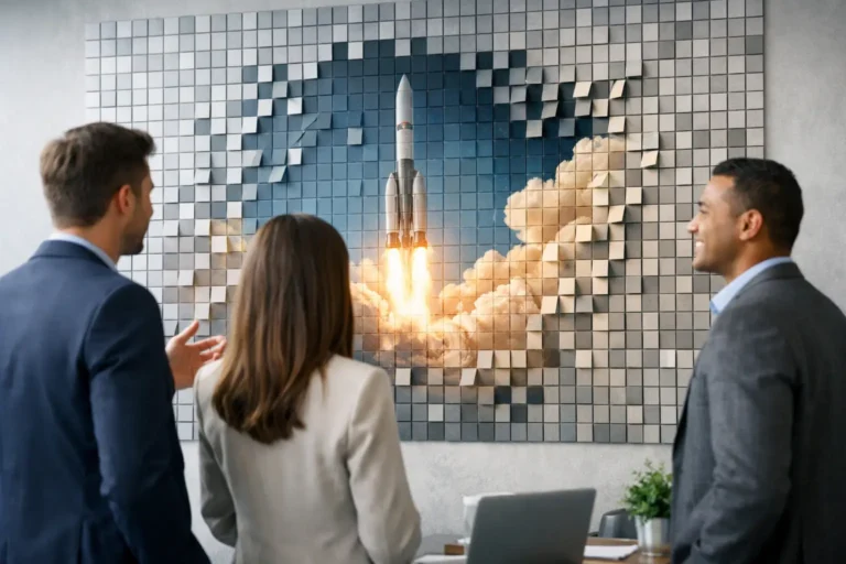 Why a Mosaic Reveal Wall for Launches Works